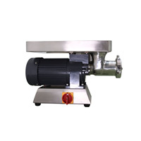 Nouveau Hachoir à Viande Électrique Automatique 1500W avec Moteur en Cuivre Pur, en Acier Inoxydable, 220V, Garantie 1 An, pour Viande Congelée, Usage Domestique et Commercial