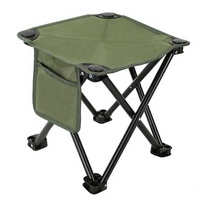 Chaise de jardin pliable et rétractable portable personnalisée de 13,5 pouces pour le jardinage en plein air, la plage, la randonnée, la pêche, les repas, la cuisine et l'extérieur