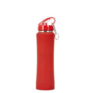 Reusable Outdoor Drink Container 600ml <b>750ml</b> Stainless Steel Vacuum Insulated Sports <b>Water</b> <b>Bottle</b> Straw Nozzle Lid Custom Print - Product Image 4