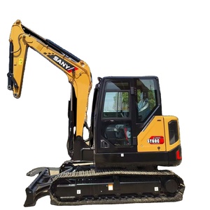 Meilleur prix – Excavatrice sur chenilles Sany SY60C SY60 de 6 tonnes, mini-excavatrice d'occasion, excavatrice sur chenilles certifiée CE à vendre - Product Image 1