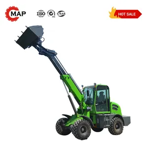 Carregadeira telescópica de rodas <span class=keywords><strong>1.4</strong></span> Ton Pá carregadeira telescópica Telehandler chinesa Balde carregadeira de rodas para venda - Product Image 1