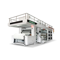 6 couleurs boîte de papier de haute qualité haute vitesse rouleau CI Flexo papier tasse en plastique rotogravure Non tissé Machine d'impression offset