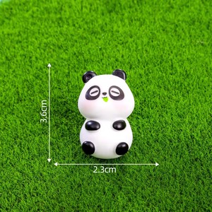 Figuras Miniatura de Panda de Resina, 100 Piezas, Resina para Bonsái, Micropaisaje, Decoración de Jardín de Hadas, Pequeña Decoración de Animales de Dibujos Animados - Product Image 1