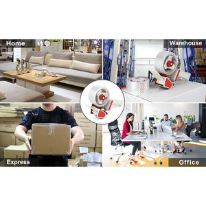 ปืนเทปใสเครื่องจ่ายเทปพลาสติก2นิ้วสำหรับงานหนักแพ็คแบบพรีเมี่ยม - Product Image 3