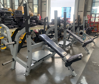 Banc de musculation incliné professionnel pour usage commercial en salle de sport, équipement d'exercice à poids libre pour presser les pectoraux assis, machine de gym