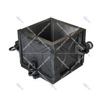 Moule à cubes en fonte à deux parties de 100 mm pour tester le béton/le ciment/les mortiers