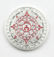 Vente chaude transfrontalière : Médaille commémorative en cuivre plaqué, pièce émaillée personnalisée pour événement d'entreprise, cadeau promotionnel personnalisable