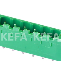 Connecteur de produit Kefa 5.08MM Pas de 8 broches, prise femelle verte, bornier enfichable, type à vis, pour applications PCB