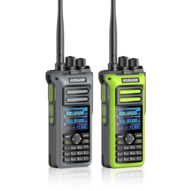 HX GT-10 Digital Mobile for Walkie Talkie 10W High Power IP54 Water Resistant 0-20KM Range VHF/UHF 136-520MHz Aeronautical