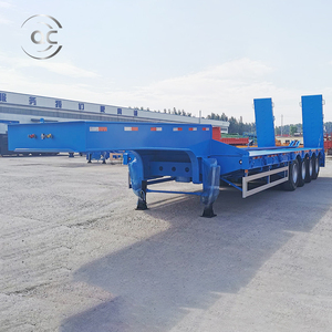 ZW รถกึ่งพ่วงแบบ3แกน80-100ตันรถพับได้, รถกึ่งพ่วงเหล็กกล้าคาร์บอนแบบไม่มียาง12R22.5สำหรับเม็กซิโก - Product Image 3