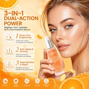 Suero Antienvejecimiento de Doble Acción con Vitamina C Sin Enjuague OEM - 20% Vitamina C y Ácido Ferúlico, Tratamiento Iluminador y Reafirmante para <span class=keywords><strong>el</strong></span> <span class=keywords><strong>Rostro</strong></span> - Product Image 3
