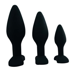 Mejor Popular principiante aficionado estimular placer silicona Butt Plug Anal gota para hombre y mujer - Product Image 5