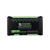 Modul Relay 8-ch Misuxin Industrial Modbus RTU (D) Input Digital Antarmuka RS485 Sirkuit Perlindungan Multi Isolasi 7~36V