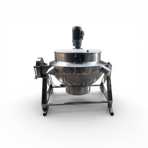 Olla Mezcladora Planetaria Automática con Inclinación para Cocinar Alimentos, Máquina Industrial de Doble Pared para Hacer Salsas - Product Image 3