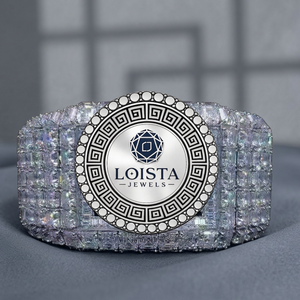 Luxury Fully Automatic VVS Moissanite Diamond Iced Stainless Steel Glass Men's <b>Watch</b> <b>Arabic</b> Quartz ETA Movement Trendy Fashion - Product Image 1