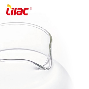 Lilac bsci LFGB 1500มล. 2000มล. เหยือกแก้วเครื่องดื่มชาเย็นขนาดใหญ่เหยือกแก้วที่มีฝาปิดและที่จับ - Product Image 4