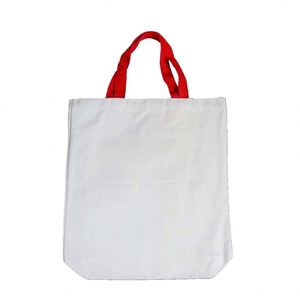 Bolsa de Compras de Lona Natural Reutilizable de Primera Calidad OEKO con Asa Larga y Diseño de Letras, con Logotipo - Product Image 3
