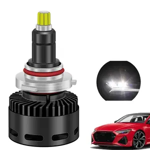 Farol automotivo LED para farol de carro, lâmpada de neblina com 8 tendências, lado de luz 3D, 320W, 50000LM, 360 graus, RD80, 50W, HB4, 9006