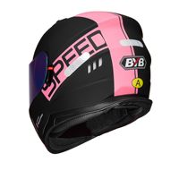 Casque de moto intégral personnalisé RNG à double visière, respirant, pour toutes saisons, pour la conduite de véhicules électriques