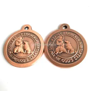 St Francis Protect Bless My Pet Medal Pendant Charm for Dog Cat Animals