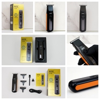Tondeuse à cheveux numérique HTC AT-508 avec écran LCD, pour usage domestique, verrouillage de voyage en 3 secondes, tondeuse professionnelle