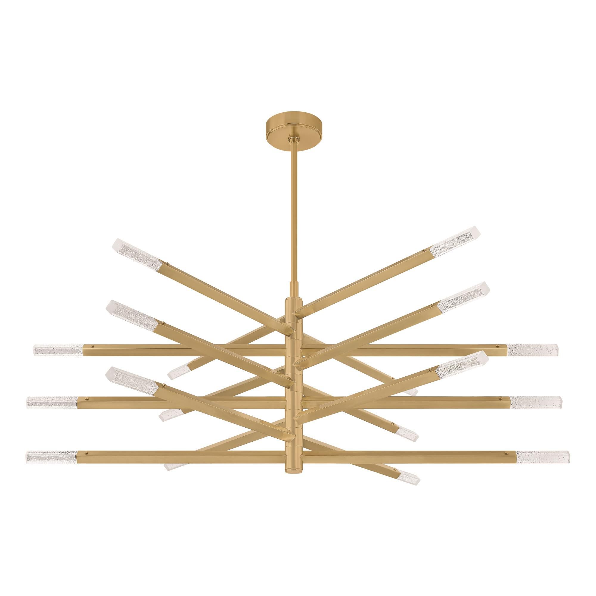 New Design Dubai Modern Luxury Gold Living Room Villa Home Unique Irregular Hanging Ceiling Lamps Chandelier