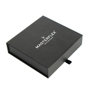 Custom Printed Logo Matte Black Rigid Cardboard <b>Book</b> Shape Packaging Paper Magnetic Closure Gift <b>Box</b> - Product Image 1