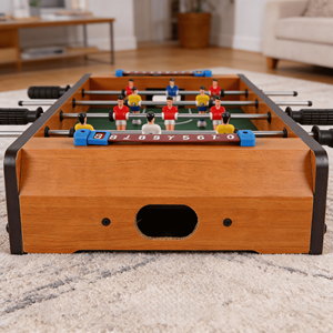Mini <span class=keywords><strong>table</strong></span> <span class=keywords><strong>de</strong></span> baby-<span class=keywords><strong>foot</strong></span> en bois, jeu <span class=keywords><strong>de</strong></span> football <span class=keywords><strong>de</strong></span> <span class=keywords><strong>table</strong></span> pour enfants, jeu <span class=keywords><strong>de</strong></span> société interactif parent-enfant pour 2 joueurs, idéal pour les fêtes à la maison - Product Image 2