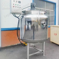 Machine de mélange et de cuisson industrielle 600L-1000L en acier inoxydable 304 pour pâte de fruits, jus, confiture, sauce au piment, sauce tomate, avec agitateur