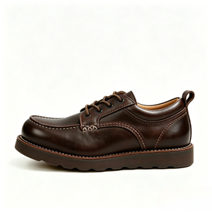 Chaussures mocassins premium pour hommes, fabrication Goodyear, semelle en caoutchouc blanc, cuir véritable, soutien de <span class=keywords><strong>la</strong></span> voûte plantaire, logo personnalisé, marque privée - Product Image 1