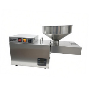 Presse à huile commerciale entièrement automatique en acier inoxydable, à double usage (froid et chaud), pour l'extraction d'huile d'avocat, de <span class=keywords><strong>carotte</strong></span> et d'arachide - Product Image 1