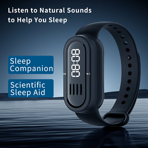 Nueva Pulsera con Sonido Blanco y Sonidos de la Naturaleza <span class=keywords><strong>para</strong></span> Dormir, Relajación, Reproducción de <span class=keywords><strong>Música</strong></span> TF y Reloj Digital, Máquina de Sonido Blanco - Product Image 4