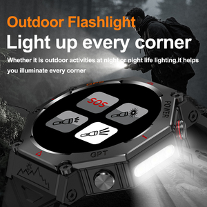 Senbono kc91 <span class=keywords><strong>GPS</strong></span> thể thao ngoài trời Smartwatch độ cao áp suất không khí la bàn 530mAh pin lớn 3ATM không thấm nước thông minh đồng hồ <span class=keywords><strong>GPS</strong></span> - Product Image 3