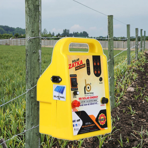 Corps en fibre ABS de machine d'électrificateur solaire programmable à haute tension avec batterie automatique et coupure de courant, conception de poignée - Product Image 1