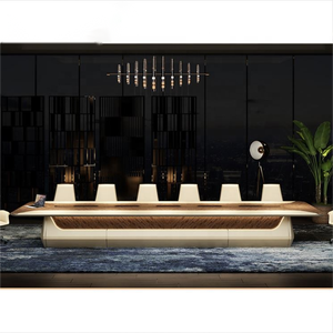 Panel de mesa de conferencia de granito moderno personalizado de Sinonis, muebles de oficina saludables de madera para la escuela a la venta - Product Image 2