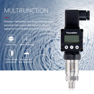 Intelligenter Industrieller Drucktransmitter 24VDC Stromversorgung für Pumpstationen und HVAC-Luftdrucksysteme - Product Image 4