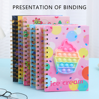 Vente en gros personnalisable A5 Cahier de notes à bobine mignon cheval arc-en-ciel couverture rigide avec couverture en papier pour reliure à coudre pour étudiants