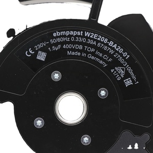 Ventilador Axial de Refrigeración con Inversor, Rodamiento de Bolas, Plástico, ODM, para W2E208-BA20-01, 240x80mm, 230V AC, 0.39A, 87W, 2750 RPM, 544CFM, 68dBA - Product Image 3