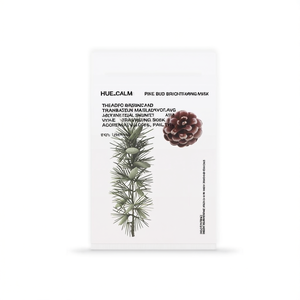 Masque éclaircissant Huecalm Pine Bud 10ea, masque facial apaisant et éclaircissant pour tous types de peau - Product Image 2