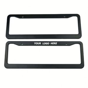 Custom Aluminum License Plate Frame - Durable NZ AU Car Plate Holder, Perfect Promotional <b>Gift</b> - Product Image 1