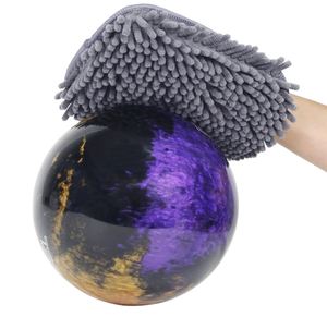 <b>Bowling</b> Towel Shammy Pad Wearable Soft <b>Bowling</b> Ball Towel Dual-Sided Chenille & Microfiber <b>Bowling</b> Rag - Product Image 1