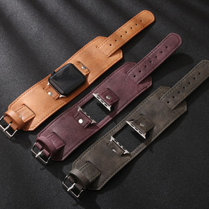 Vente en gros Convient pour Smartwatch <span class=keywords><strong>Bracelet</strong></span> de remplacement de boucle en <span class=keywords><strong>cuir</strong></span> pour <span class=keywords><strong>Apple</strong></span> <span class=keywords><strong>Watch</strong></span> 38/40,42/44mm - Product Image 1