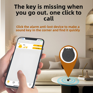 Inteligente para <span class=keywords><strong>Bluetooth</strong></span> 5,0 Dispositivo antipérdida para gatos Nuevo modelo Navegación GPS Localizador de aplicaciones móviles con material plástico y alarma - Product Image 4