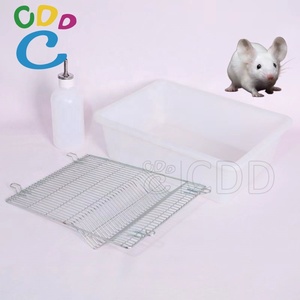 Cages d'élevage en plastique de rat et de souris de système de support d'acier inoxydable avec la conception de type de maison - Product Image 4