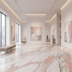 Encimera de Mármol Rosa de Noruega, Piedra Natural Moderna, Mesas Pulimentadas de Mármol para Recepción y Cocina - Product Image 4