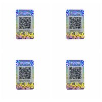 Étiquette autocollante holographique de garantie avec code QR, numéros de série, design personnalisé 3D