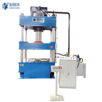 Presse hydraulique à trois poutres et quatre colonnes de 315 tonnes pour le moulage par compression de capuchons de mur en angle droit en composite SMC