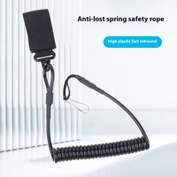 Dragon Anti-Perte Sécurité Réglable Lanyard Élastique Anti-Chute Sécurité pour Chasse Tactique Camping Randonnée