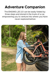 Nueva Bicicleta Eléctrica Engwe L20 2.0 con Motor de 750w a Excelente Precio, L20 2.0 Original de la Marca Engwe, Alcance de 45km, Engwe L20 2.0 Irela - Product Image 3
