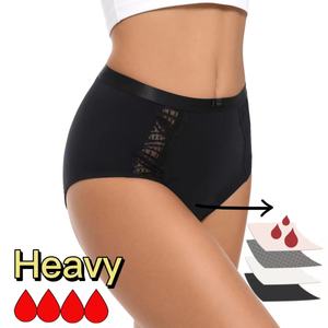 Braguitas Súper Suaves y Transpirables para Mujer, Braguitas a Prueba de Fugas, Braguitas Menstruales, Ropa Interior para la Menstruación - Product Image 1